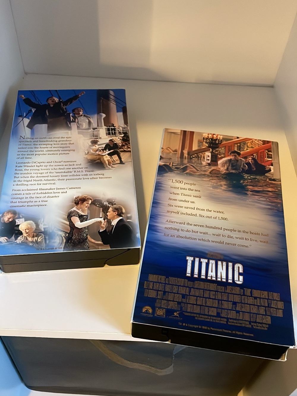 1998 Vintage Titanic VHS 2-Tape Set - Picture 8 of 9